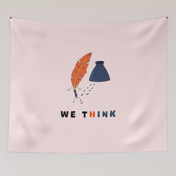 Item preview, Funny quill feather pen and ink designed and sold by wordspotrayal.