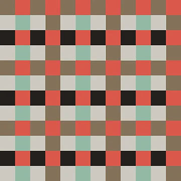 Artwork thumbnail, Colorful Checkered Pattern by tranda90