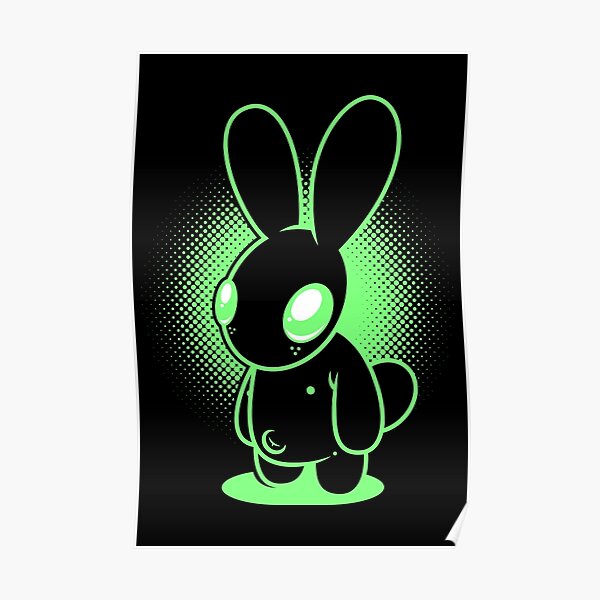 Night Bunny Poster