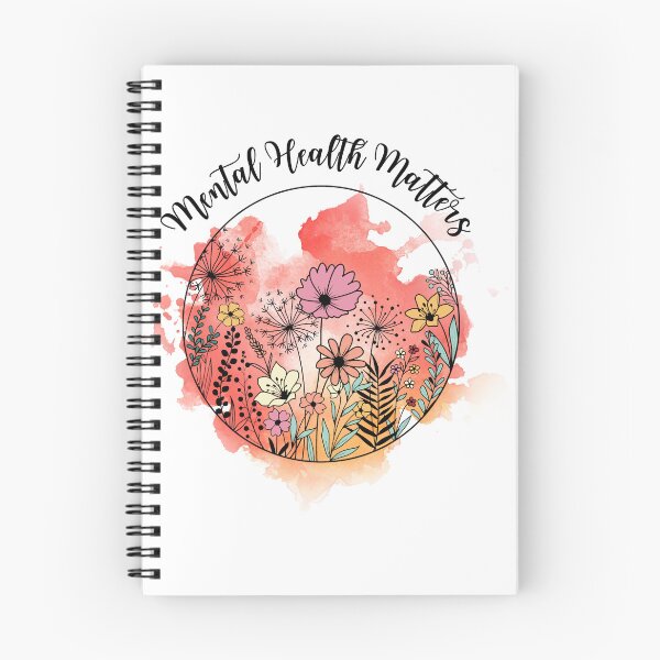 Item preview, VINTAGE WATECOLOR FLORAL QUOTE " MENTAL HEALTH MATTERS" MENTAL HEALTH AWARENESS ESSENTIAL TSHIRT GIFT FOR GIRLFRIEND GIFT FOR MOTHER GIFT FOR SISTER   designed and sold by GhostAmine.