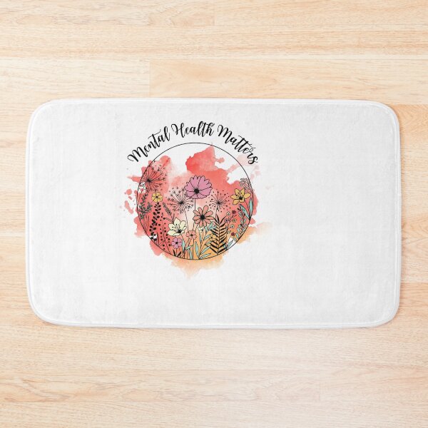Item preview, VINTAGE WATECOLOR FLORAL QUOTE " MENTAL HEALTH MATTERS" MENTAL HEALTH AWARENESS ESSENTIAL TSHIRT GIFT FOR GIRLFRIEND GIFT FOR MOTHER GIFT FOR SISTER   designed and sold by GhostAmine.