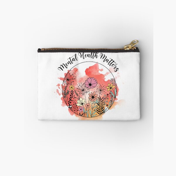 Item preview, VINTAGE WATECOLOR FLORAL QUOTE " MENTAL HEALTH MATTERS" MENTAL HEALTH AWARENESS ESSENTIAL TSHIRT GIFT FOR GIRLFRIEND GIFT FOR MOTHER GIFT FOR SISTER   designed and sold by GhostAmine.