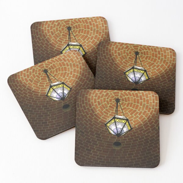 Item preview, beautiful geometric design gold chandelier on ceiling designed and sold by MubaraksArt.