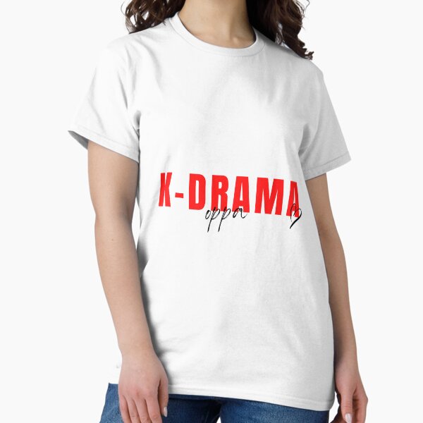 Vista previa del artículo con la obra «K-drama y oppa», diseñado y vendido por fatoshisme.