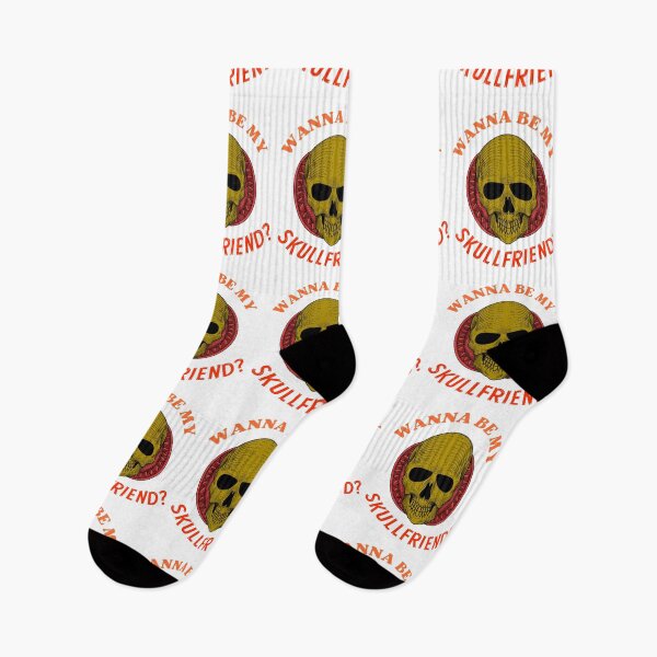 Item preview, WANNA BE MY SKULLFRIEND? -6- Spooky Skull | Happy Halloween | Funny Halloween | Halloween Costume designed and sold by CosmicStory.
