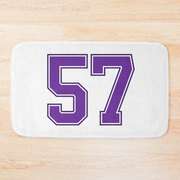 Item preview, Purple Number 57 lucky sports jersey fifty seven designed and sold by HeavyStyle.