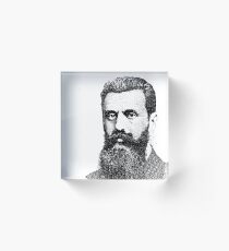 Theodor Herzl Acrylic Block