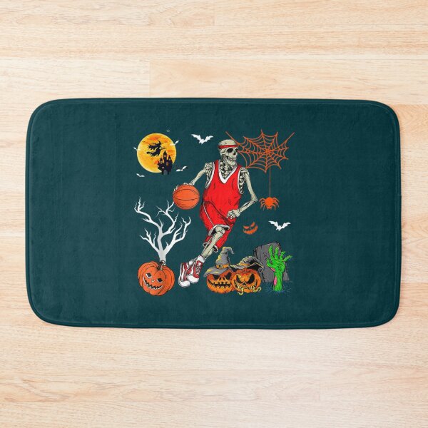 Item preview, Halloween Skeleton Playing Basketball Costume Player Lover , Halloween Costume Gift, Groovy H designed and sold by EmeraldSho.