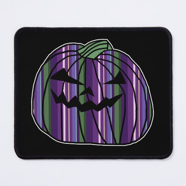 Item preview, Purple Stripes Halloween Horror Pumpkin  designed and sold by ellenhenry.