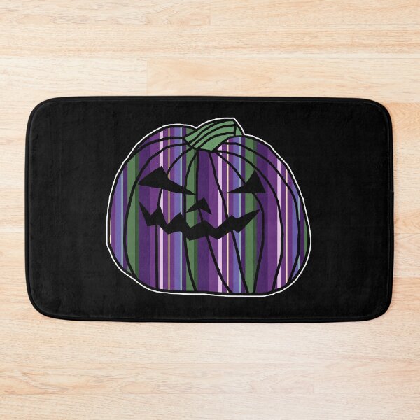 Item preview, Purple Stripes Halloween Horror Pumpkin  designed and sold by ellenhenry.