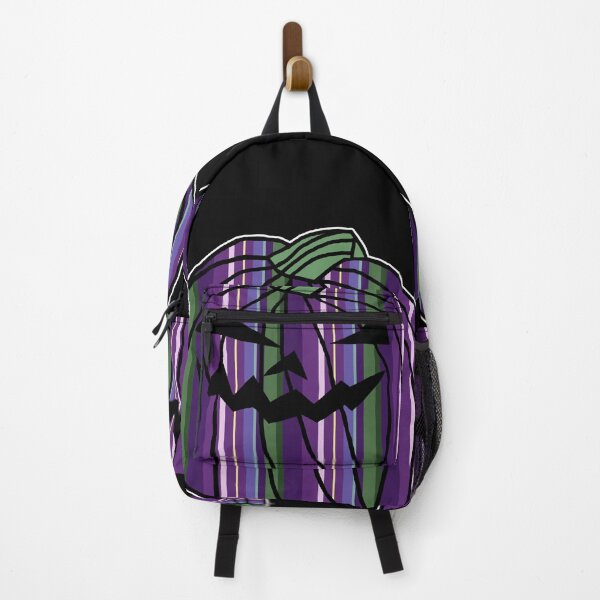 Item preview, Purple Stripes Halloween Horror Pumpkin designed and sold by ellenhenry.