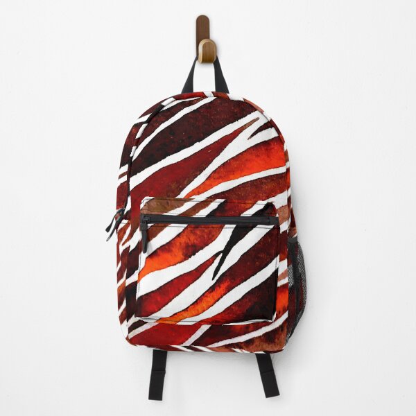 Item preview, Orange Stripes Zebra Print designed and sold by Cobalt Blue Watercolors.