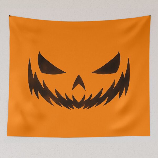 Item preview, Scary Jack O Lantern Face designed and sold by galaxydaydreams.