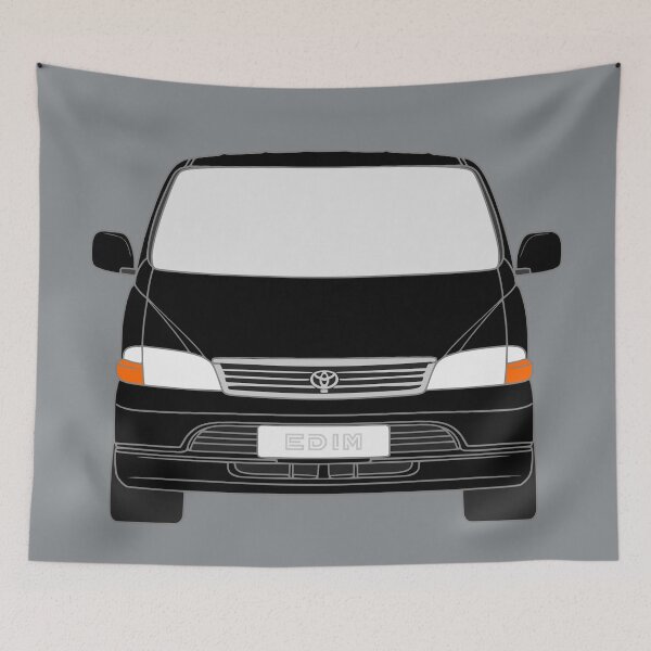 Item preview, Toyota Hiace XH10 XH 20 Black color designed and sold by EdimDesign.