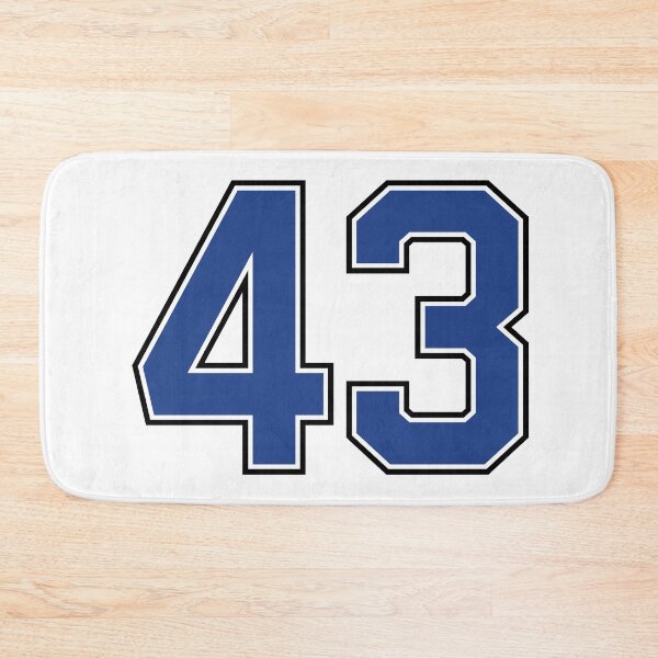 Item preview, Number 43 lucky sports jersey forty three designed and sold by HeavyStyle.