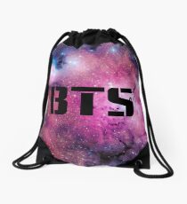 BTS Logo Drawstring Bag