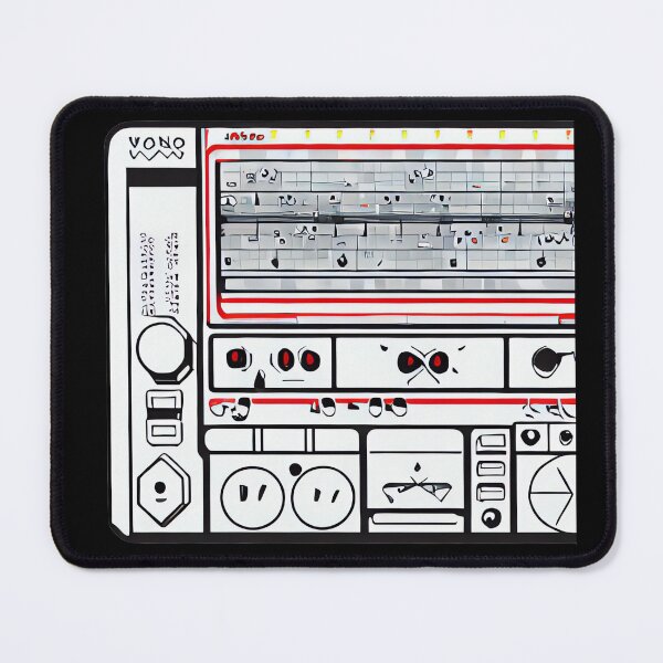 Item preview, Japandi abstract Super Mario 808 Drum Machine designed and sold by musicroom.