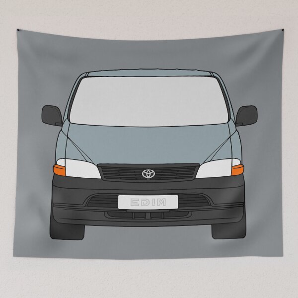 Item preview, Toyota Hiace XH10 XH 20 Blueish grey color designed and sold by EdimDesign.