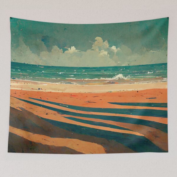 Aperçu de l'œuvre Plage créée et vendue par shokA Design.