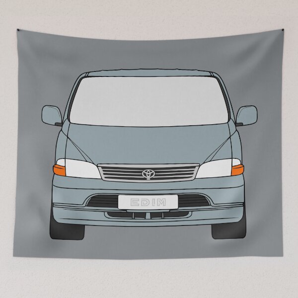 Item preview, Toyota Hiace XH10 XH 20 Blueish Grey color designed and sold by EdimDesign.