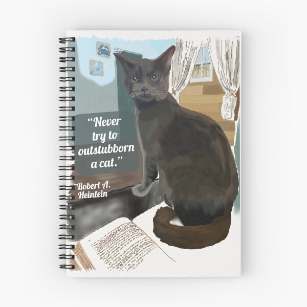 Item preview, "Never try to outstubborn a cat." designed and sold by Kanasmith.