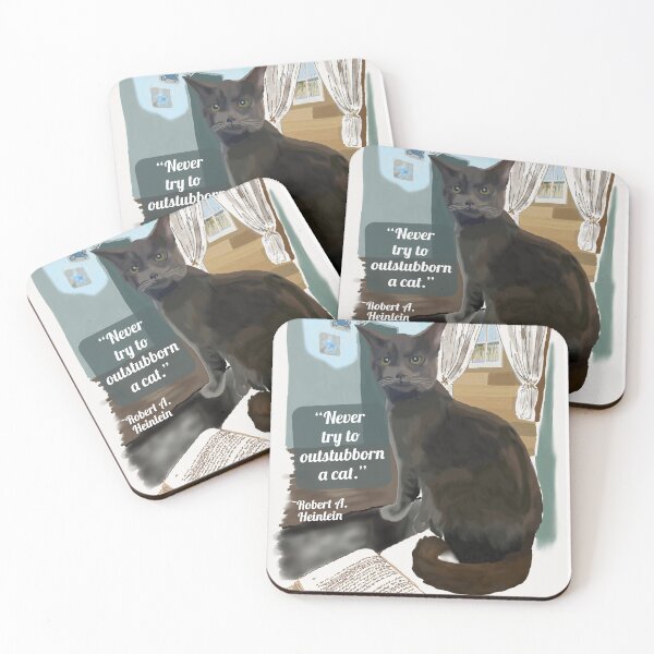 Item preview, "Never try to outstubborn a cat." designed and sold by Kanasmith.