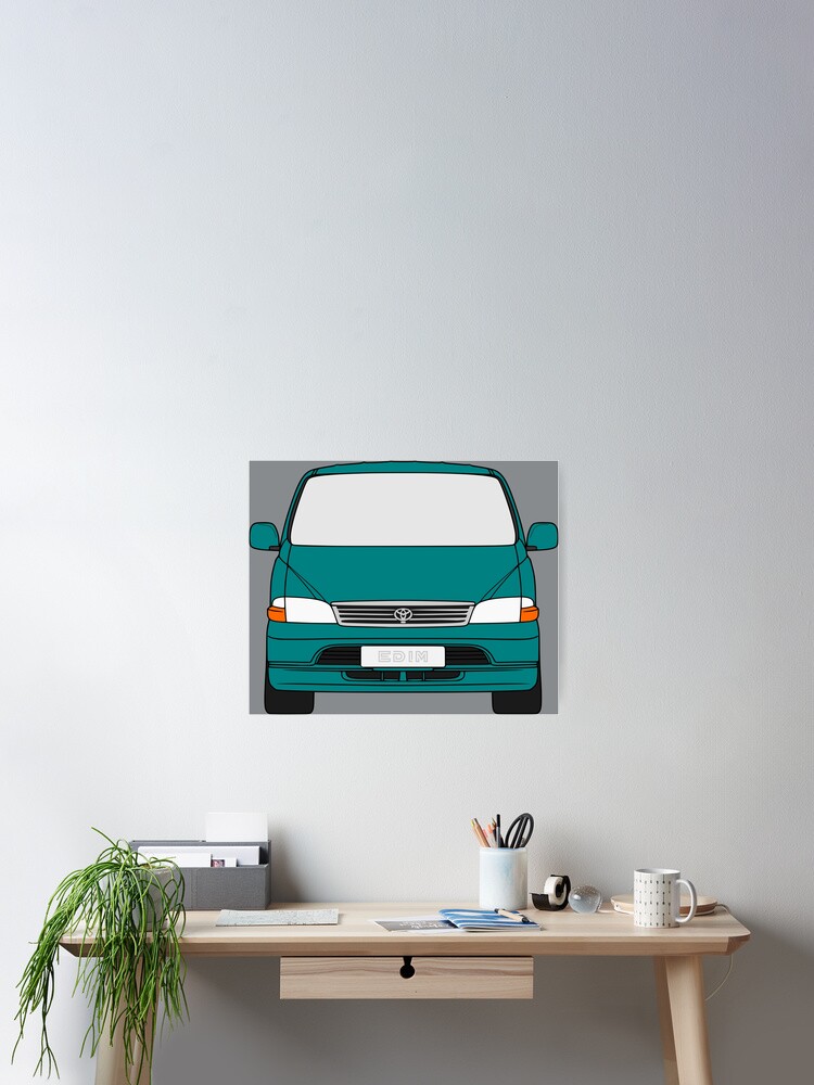 Toyota Hiace XH10 XH 20 torquoise color