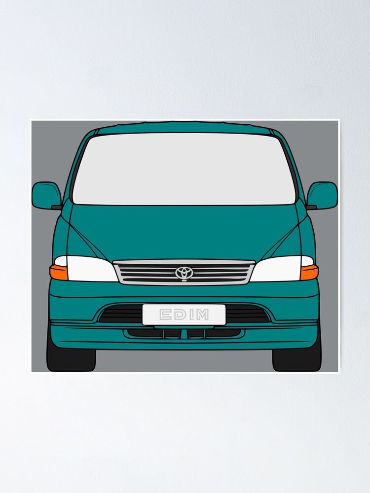 Toyota Hiace XH10 XH 20 torquoise color