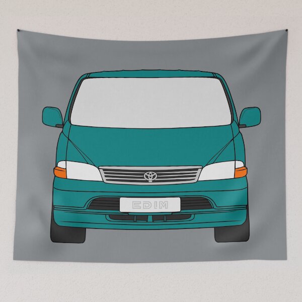 Item preview, Toyota Hiace XH10 XH 20 torquoise color designed and sold by EdimDesign.