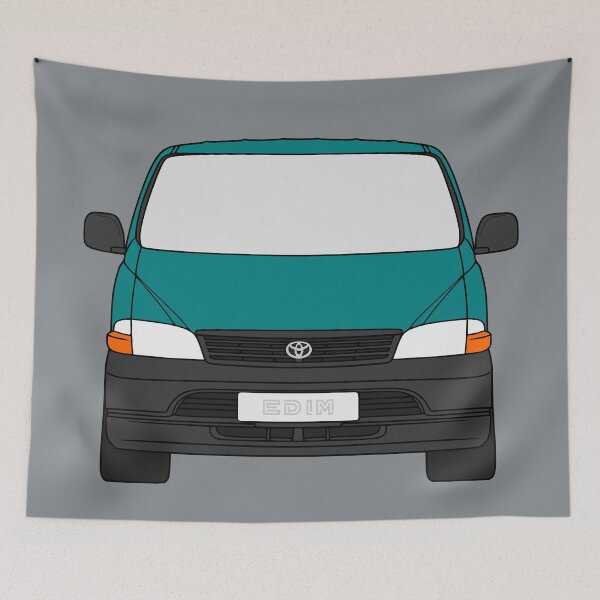Item preview, Toyota Hiace XH10 XH 20 torquoise color designed and sold by EdimDesign.