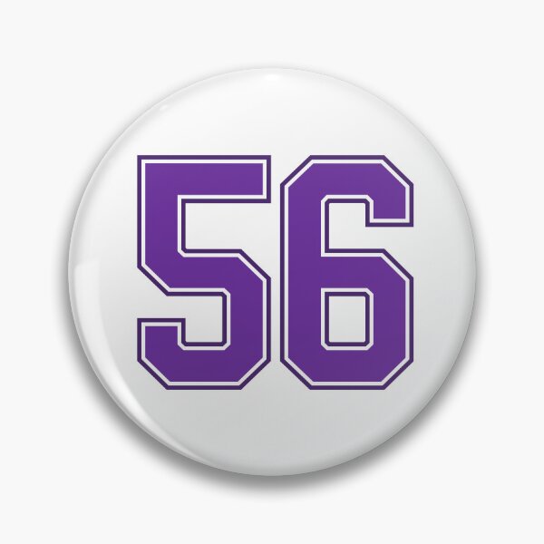 Item preview, Purple Number 56 lucky sports jersey fifty six designed and sold by HeavyStyle.