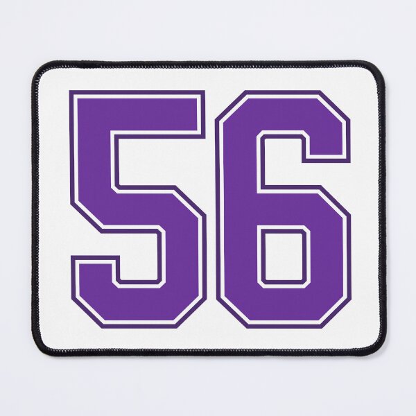 Item preview, Purple Number 56 lucky sports jersey fifty six designed and sold by HeavyStyle.