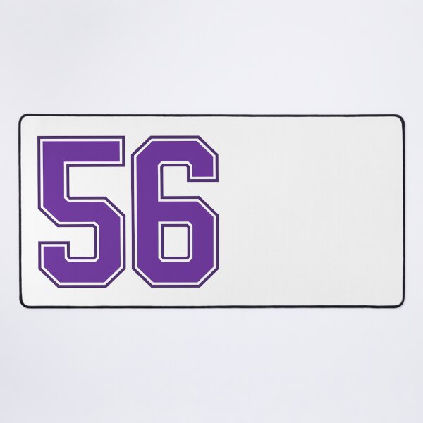 Item preview, Purple Number 56 lucky sports jersey fifty six designed and sold by HeavyStyle.