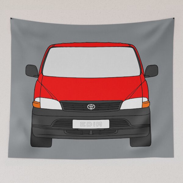 Item preview, Toyota Hiace XH10 XH 20 red color designed and sold by EdimDesign.
