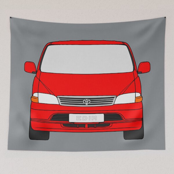 Item preview, Toyota Hiace XH10 XH 20 red color designed and sold by EdimDesign.