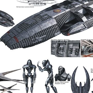 Artwork thumbnail, Battlestar Galactica design. by BienThings