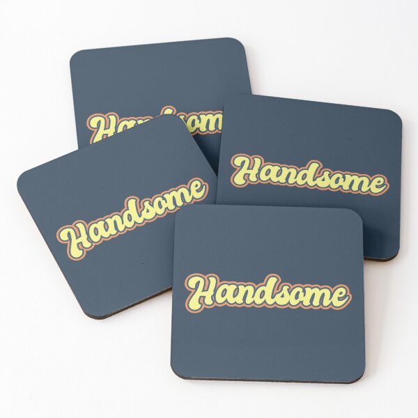Item preview, Handsome - Yellow Retro designed and sold by Chubuter.