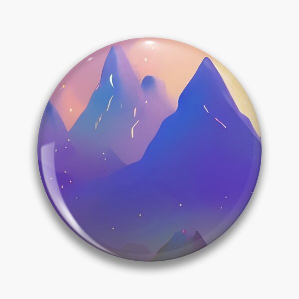 Item preview, Mountains Made of Stars Impressionism, Ai Generated Art  designed and sold by ACC .