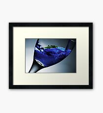 funny ,, funny, crazy glasse, iceland Framed Print