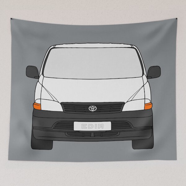 Item preview, Toyota Hiace XH10 XH 20 white color designed and sold by EdimDesign.