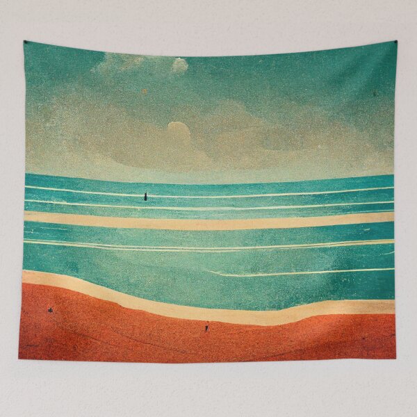 Aperçu de l'œuvre Plage créée et vendue par shokA Design.