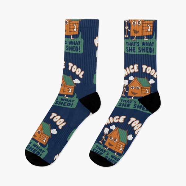 Item preview, Nice Tool - That's What She Shed - Kawaii Face Pun - Funny dad Joke   designed and sold by WeirdPunderful.