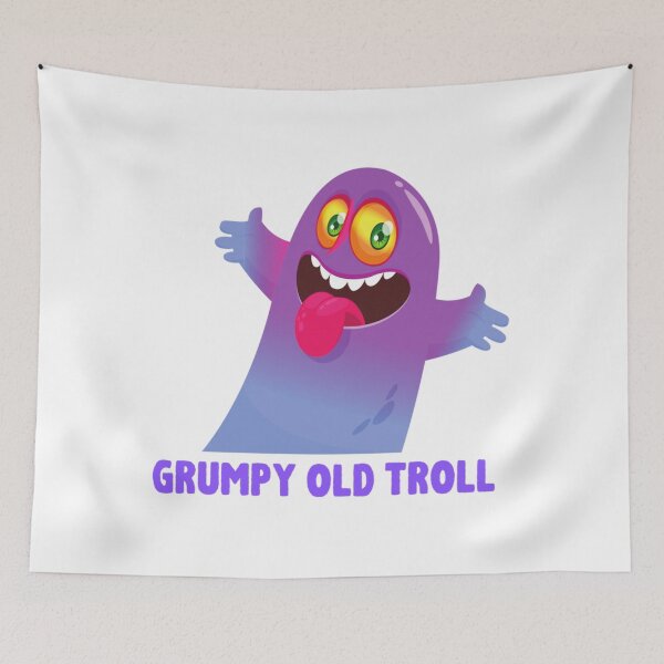 Item preview, Grumpy old troll     designed and sold by GraphicsByFlowz.