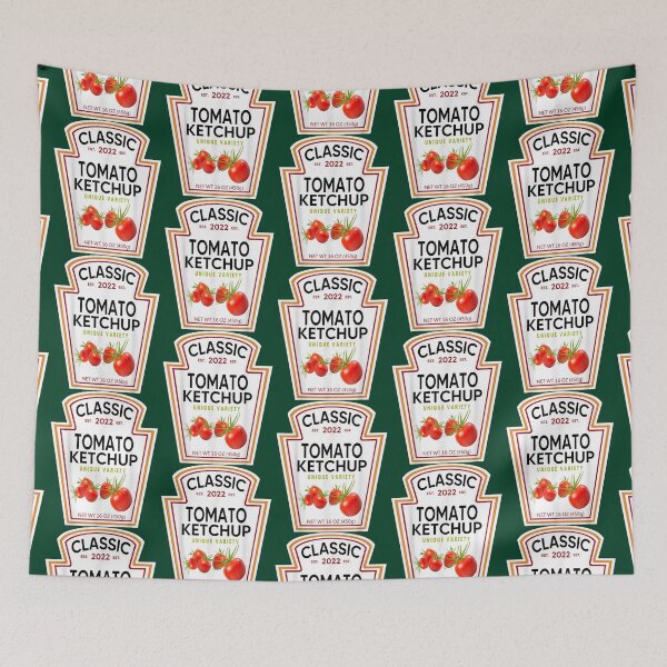Item preview, Ketchup Costume Condiments Couples Group Halloween Tomato , Groovy Halloween   designed and sold by EmeraldSho.