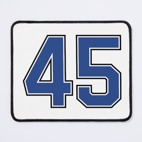 Item preview, Number 45 lucky sports jersey forty five designed and sold by HeavyStyle.