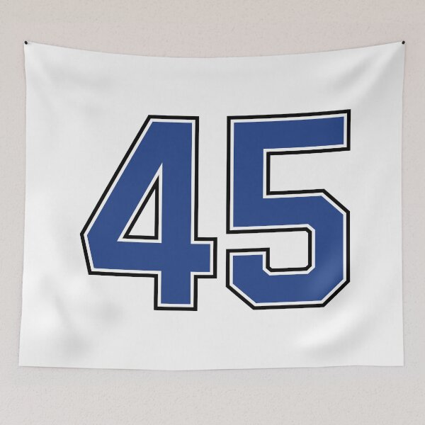 Item preview, Number 45 lucky sports jersey forty five designed and sold by HeavyStyle.