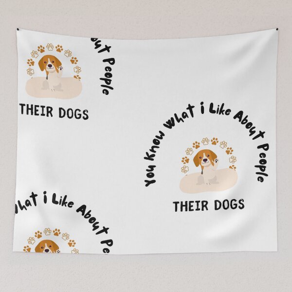 Item preview, You Know What I Like About People Their Dogs Funny Dog Lover Essential T-Shirt: Dogs Lover, Funny Dog lover Shirts, Dog Lover Shirts, Pet Owner Shirts, Puppy Paw Shirts, Dog Shirts designed and sold by StoreSB.