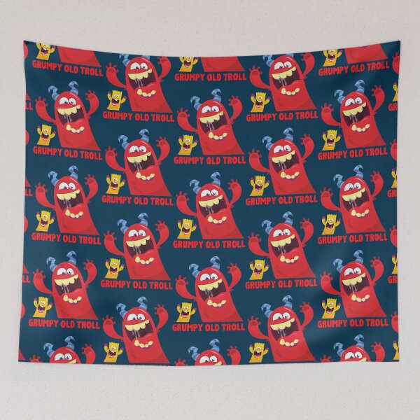 Item preview, Grumpy old troll    designed and sold by GraphicsByFlowz.