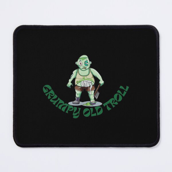 Item preview, Grumpy old troll designed and sold by GraphicsByFlowz.