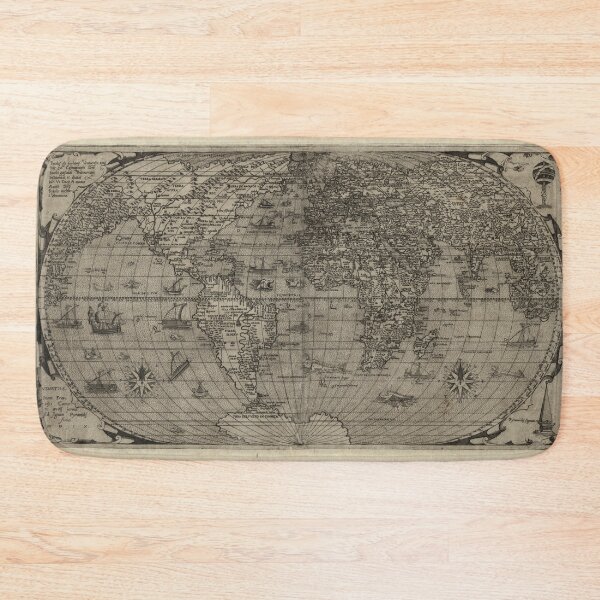 Item preview, Ye Olde Map of the world designed and sold by Vintage Designs +.